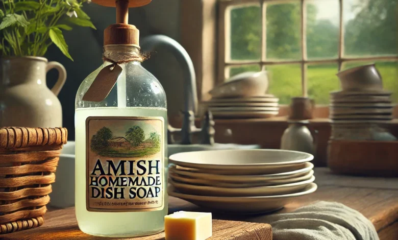 amish homemade dish soap